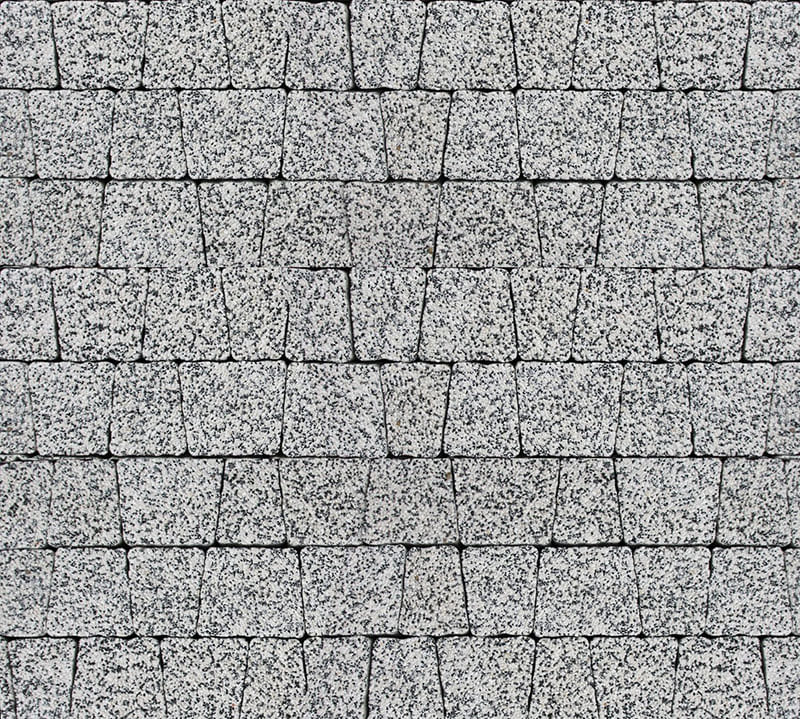 Тротуарная плитка Антик "Бело-черный", Н=60мм 