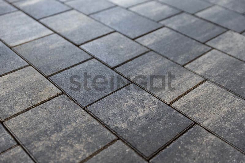 Тротуарная плитка Новый город "Штайн Блэк", H=60mm