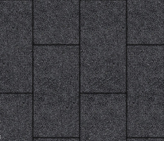 Тротуарная плитка Ла-линия "Черный", Стоунмикс, Н=80мм