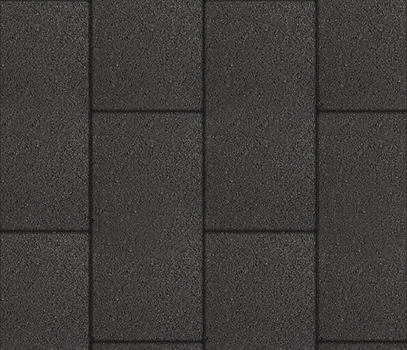 Тротуарная плитка Ла-линия "Черный", гладкая, Н=80мм