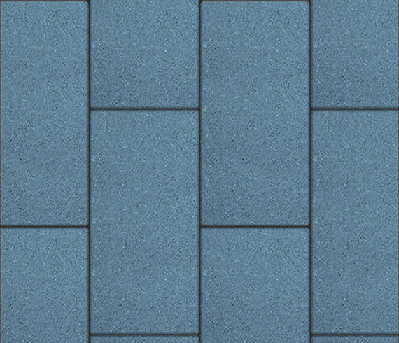 Тротуарная плитка Ла-линия "Синий", гладкая, Н=80мм