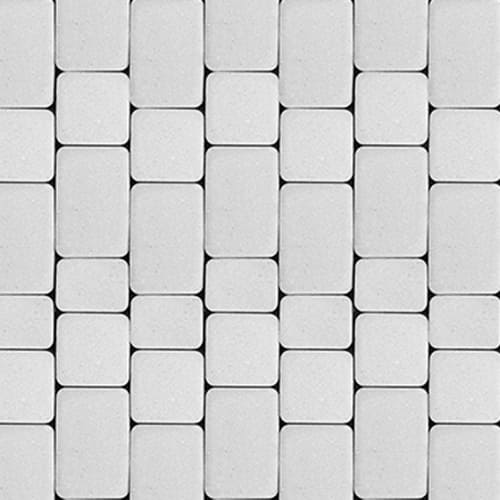 Тротуарная плитка Инсбрук Альт, 40 мм "Белый"